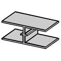 Rh Tamlyn & Sons 5/8In Aluminum Plywood Clip 250Pk PC58