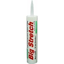 Sashco 10006 10.5oz Sashco Sealants Clear Big Stretch Caulk & Seal, 10.5-Ounce