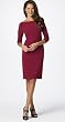 DAVID MEISTER SEAM DETAIL DRESS