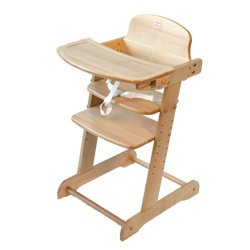 Futura High Chair - Natural with Removable Tray