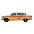 Taxi Cab Die-Cut Photographic Magnet