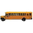 School Bus Die-Cut Photographic Magnet