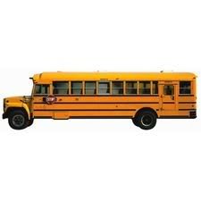 School Bus Die-Cut Photographic Magnet
