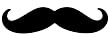 Mustache Bumper Sticker Cut Out Car Decal 6