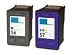 HP 56 Black & HP 57 Tri-Color Remanufactured Ink Cartridges