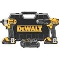 DEWALT DCK280C2 20-Volt Max Li-Ion 1.5 Ah Compact Drill and Impact Driver Combo Kit