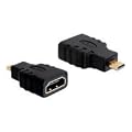 DELOCK Adapter HDMI-A Buchse > -D Stecker