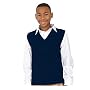 French Toast Uniforms Kids' Unisex Sweater Vest (Navy or Burgundy, Size 4-20)