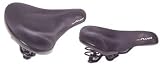 Inline Plush Men's Touring Saddle with Springs Lycra Black 126674