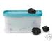 Tupperware Mini Square Round Freezer Containers Set of 4
