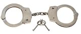 Handcuffs De Lux, nickel plated