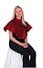 Scalpmaster Nylon Comb-Out Cape 28" X 28", Velcro Black. Nylon Comb-Out Cape with VELCRO NECK CLOSURE