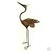 Large Bronze Heron Statue - 1.2 Meters Tall!