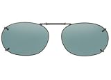 Cocoons Clip-On Sunglasses Style: Rectangle 2-50; Color: Gray