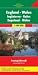 England Wales 1:400 000 Citypl�ne Ortsregister Touristische Informationen