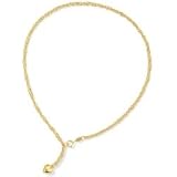 9ct 'Singapore' Anklet 10in/25cm