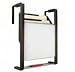 Quartet OFD Erasable hanging file pocket, includes dry erase marker, 15w x 3-1/2d x 19-1/2h