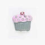 Foyo FCZ22 Cupcake/Crystals Shoe Charm