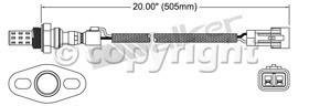 Walker 250-22062 Two Wire Oxygen Sensor