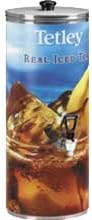 Tetley Real Brew Unsweetened Iced Tea Concentrate - 1.5 gallon container, 2 containters per case