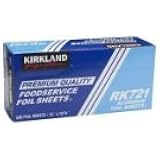 Kirkland Signature Premium Quality Food Service ALUMINUM FOIL SHEETS - 500 Count