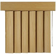 3 1/2 Faux Wood 62 x 72, Faux Wood Vertical Blinds by JustBlinds.com