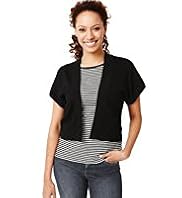 Open Front Cropped Cardigan