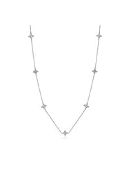 36 Inch Star Stud Necklace