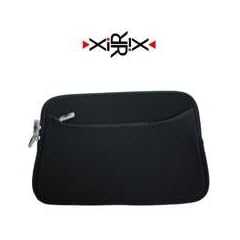 XiRRiX Premium Notebooktasche Schutztasche Neopren Schutzh�lle Universal mit zus�tzlichem Fach - bis 35,6 cm (14 Zoll) - schwarz