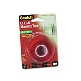 3M Scotch 4010 Heavy Duty Clear Mounting Tape