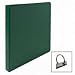 3-Ring Binder, 1/2 Capacity, 11x8-1/2, Green (SPR64134DTOP) Qty-2