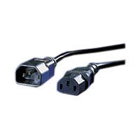 Rotronic ROLINE Netzverl&auml;ngerung Netzkabel IEC320 - C14 / Stecker  -  IEC320 - C13 / Buchs Preisvergleich