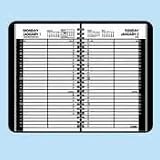 At-A-Glance 70-807-05 Academic/fiscal (jul-jun) daily appointment book, 15-min. appts., 4-7/8x8, black