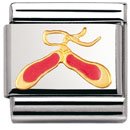 Nomination Composable Classic DAILY LIFE Edelstahl, Email und 18K-Gold (Ballettschuhe ROSA Preisvergleich
