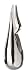 Set of 4 Tear Drop Table Cloth Holders - Chrome