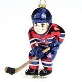 SC Sports Montreal Canadiens Glass Player Ornament 2-Pack