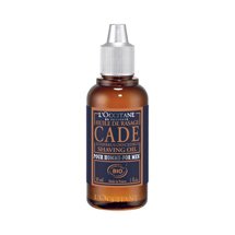 L'Occitane Huile de Rasage, Cade pour Homme (Organic Shaving Oil for Men), 1-Ounce Glass Bottle