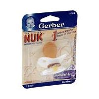 NUK Classic Latex BPA Free Pacifier, Size 3, Single Pack, Colors May Vary