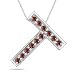 Initial Pendant - 0.24 Ct Red Diamond \'T\' Initial Pendant