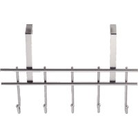 Homebasix Chrome Door Hanger 5 Hooks HK07-CH