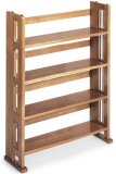 Folding/stacking Media Storage Four-tier Natural