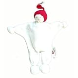 Sckoon Organic Cotton Soft Toy Red Cap: Baby Flat Doll (stuffing is organic cotton, too!) by 
