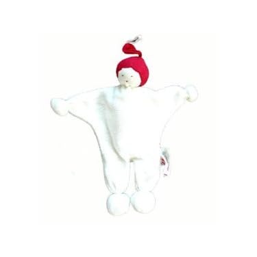 Sckoon Biological Cotton Soft Toy Red Cap Baby Flat Doll Stuffing Is Biological Cotton Too