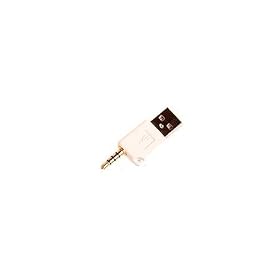 mr!tech | Adaptateur Chargeur + Sync pour Apple iPod Shuffle 2G | Couleur: blanc