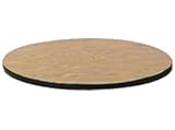 30 Round Table Top in Mahogany Finish By Correll
