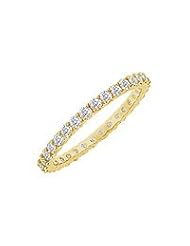Diamond Eternity Bangle : 18K Yellow Gold - 6.00 CT Diamonds