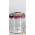 Marmeladenglas 6er Pack Sturzgl�ser mit Twist-off Deckel Facettenglas 324 ml