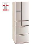 【エコポイント対象商品】三菱 445L 6ドア ノンフロン冷蔵庫（フローラル）光ビッグ MR-E45R-F