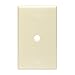 Leviton 86013 1-Gang .406 Inch Hole Device Telephone/Cable Wallplate, Standard Size, Thermoset, Box Mount, Ivory