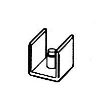 Buy Slide Shower Door Bottom Guide, 17/32